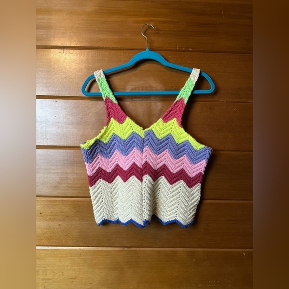 VINTAGE knit top, size medium - Picture 11 of 12